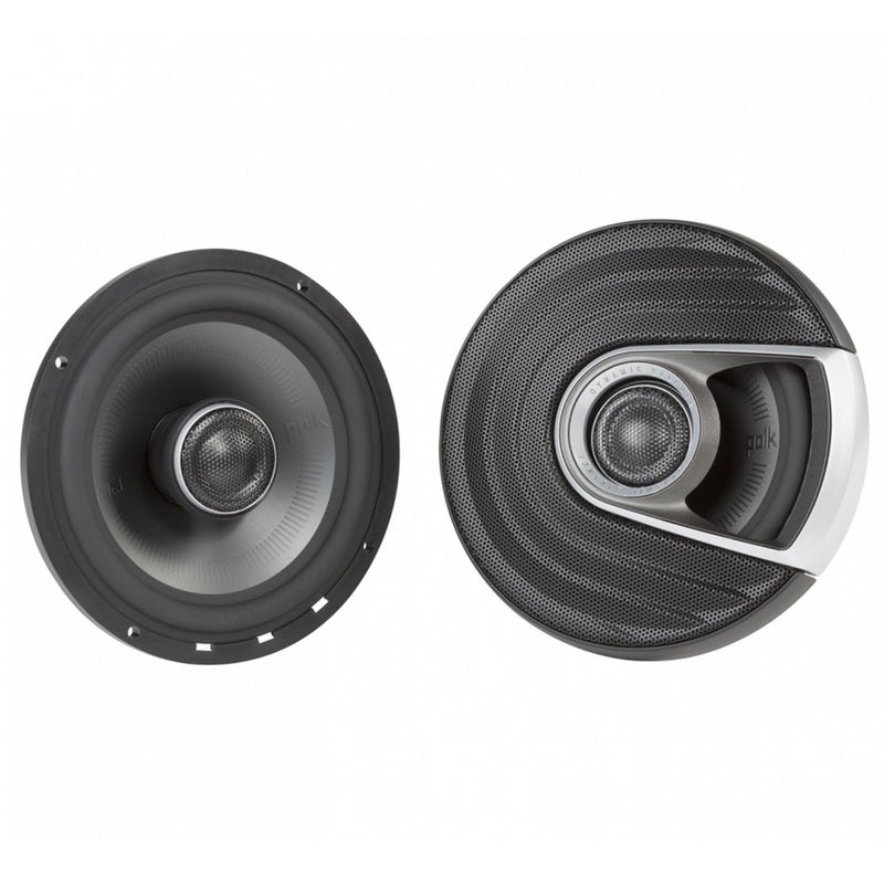Polk Audio MM652 Monitor Series 6.5" Coaxial Speakers - Ultra-Marine Certified 2-Way Boat & Car Audio Speaker, 40â€“40kHz Frequency Response, Titanium-Plated Woofer Cone & Terylene Dome Tweeter - Image 1
